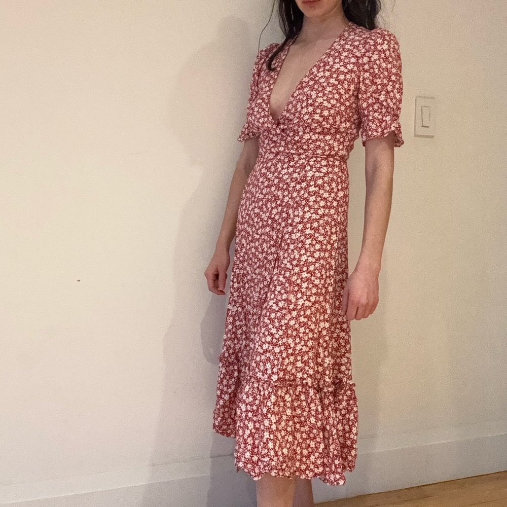Reformation Wrap Dress